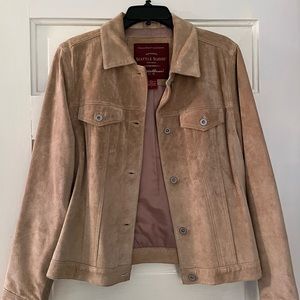 Eddie Bauer Suede Jacket. Size large. Beautiful!! It is washable too!